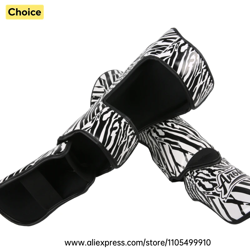 Kickboxing MMA Shin Guards Muay Thai Shin Guards Men Women Kids Premium Durable Shinguards with Extended Shin Instep Protection
