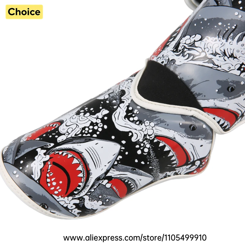 Kickboxing MMA Shin Guards Muay Thai Shin Guards Men Women Kids Premium Durable Shinguards with Extended Shin Instep Protection