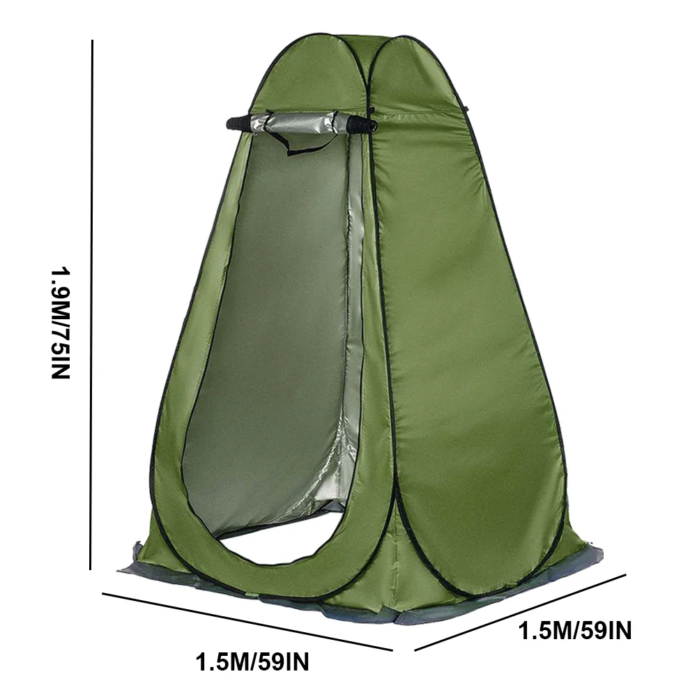 1.5*1.5*1.9m Outdoor Camping Tent Dressing Room Tent Shower Tent Storage Cabinet/Fishing/Photography Tent Camping Beach Shower Toilet Changing Tent
