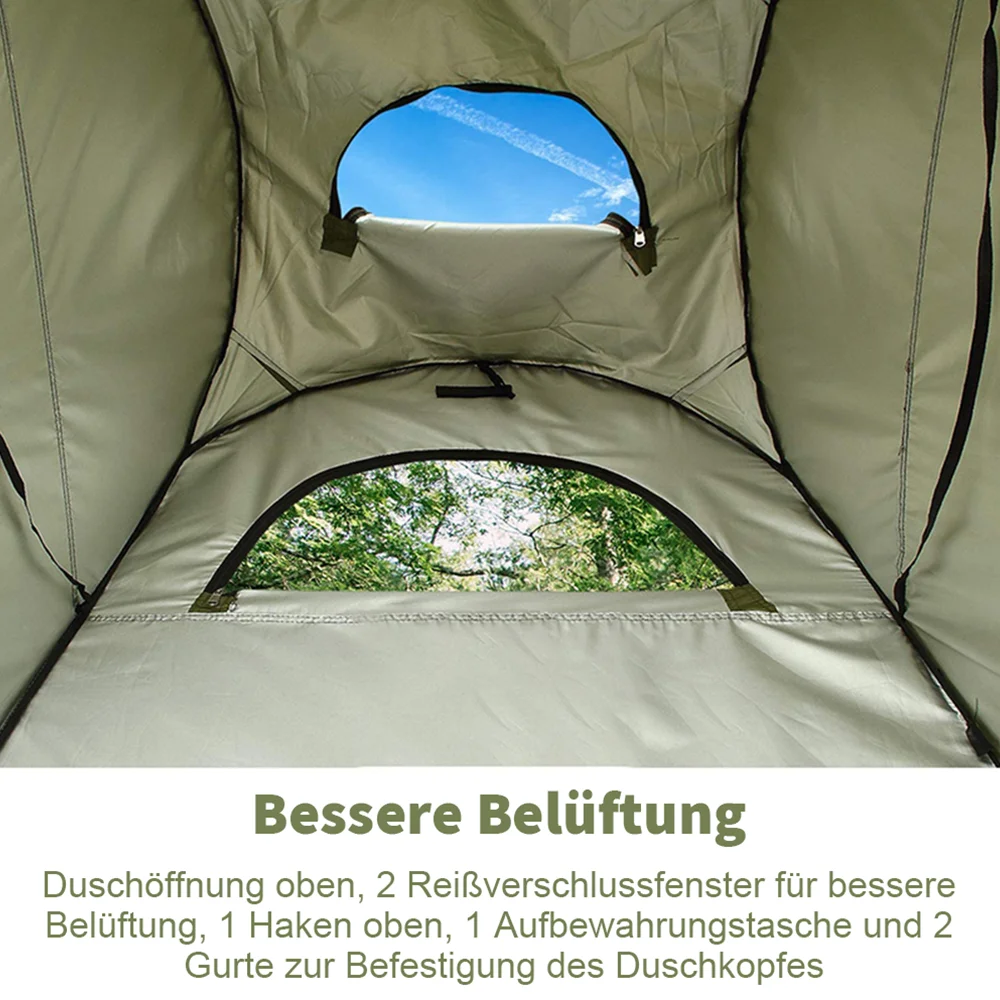 1.5*1.5*1.9m Outdoor Camping Tent Dressing Room Tent Shower Tent Storage Cabinet/Fishing/Photography Tent Camping Beach Shower Toilet Changing Tent