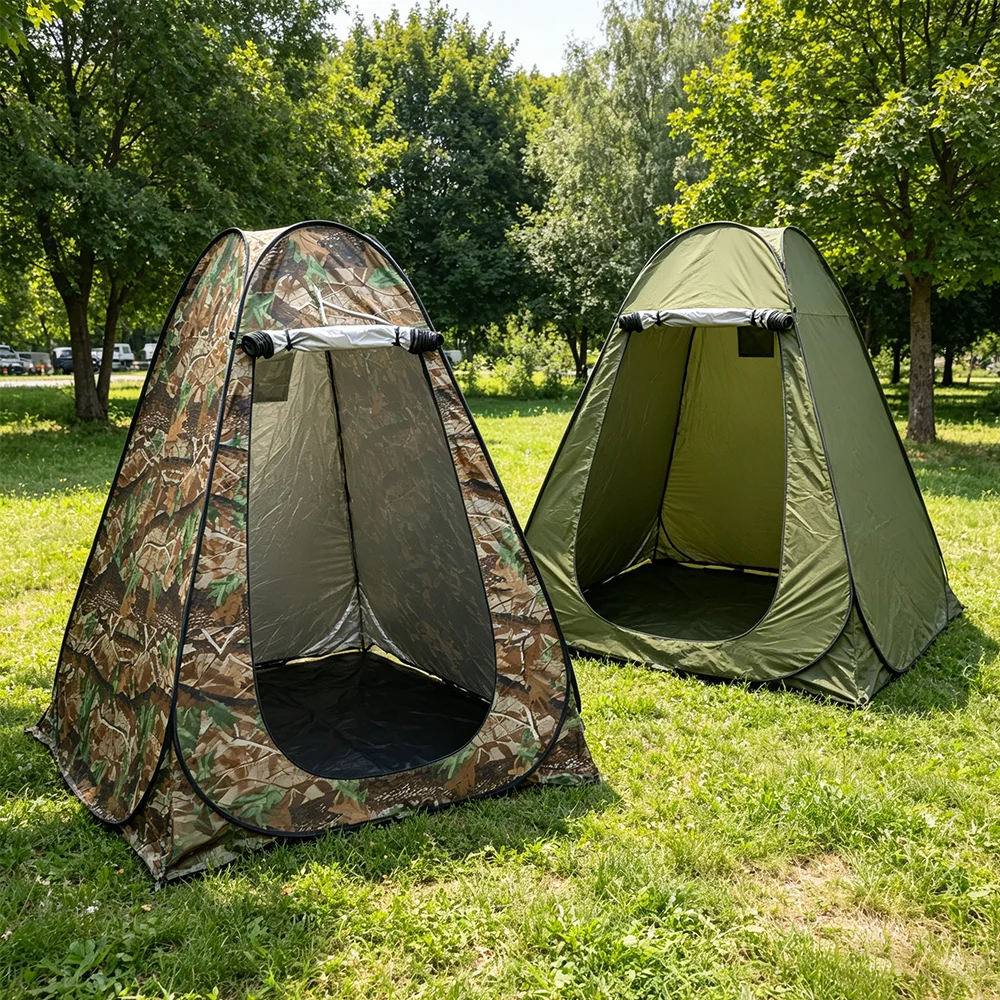 1.5*1.5*1.9m Outdoor Camping Tent Dressing Room Tent Shower Tent Storage Cabinet/Fishing/Photography Tent Camping Beach Shower Toilet Changing Tent