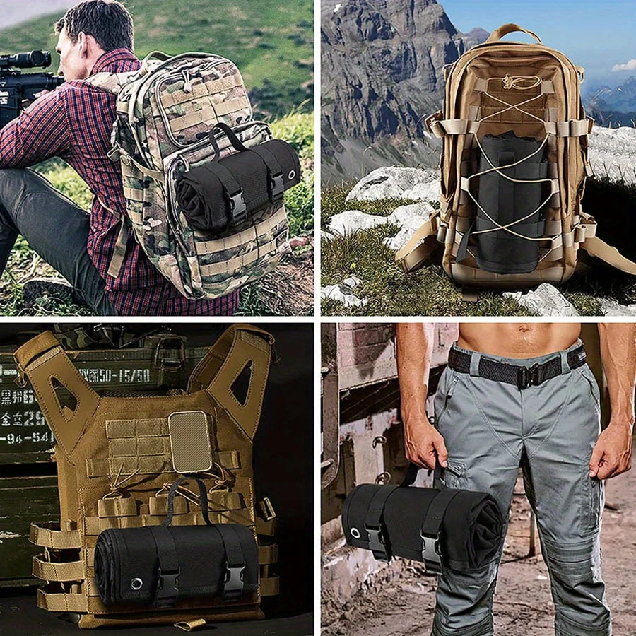 1pc Outdoor Non-slip Tactical Shooting Training Mat, Double-sided Waterproof Portable Camping Pad