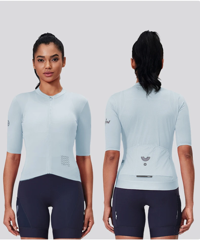 YKYWBIKE 2026 Women Pro Cycling Jersey Short Sleeve Road Bike Shirt Female Bicycle Jersey Breathable Reflective Cycling Clothes