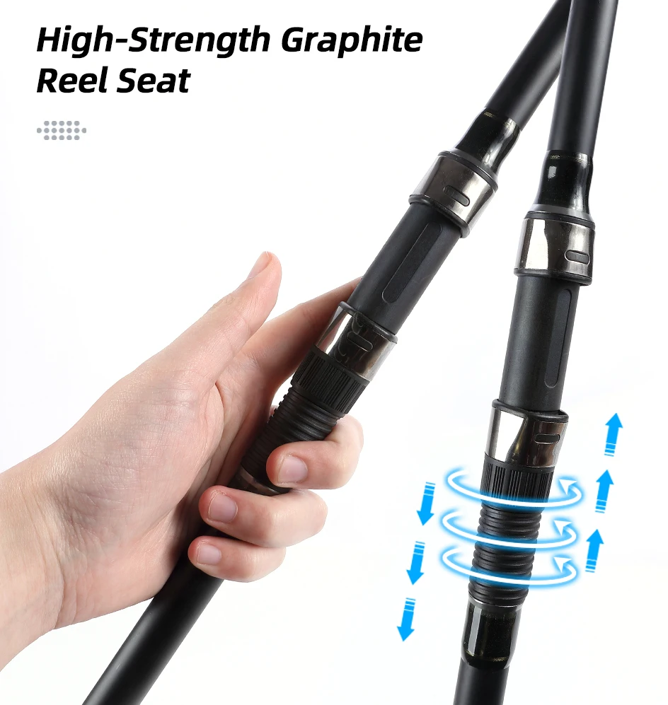 MIFINE PAROSSA CARP SPIN Fishing Rod Lure 3.5LB/4LB 3.6M/3.9M Medium Fast Carbon Fiber Spinning Rod Travel Surfcasting Pole 3PCS