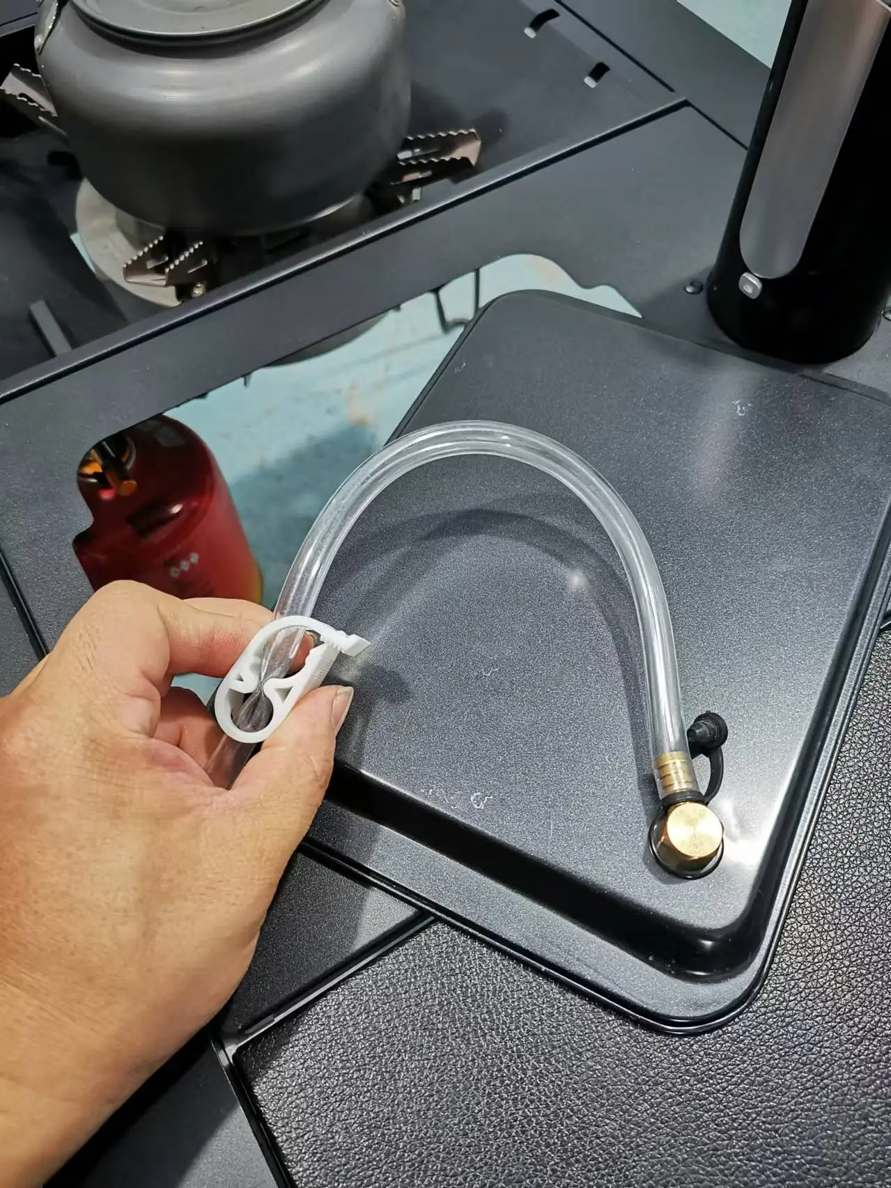 Electric Water Booster Water Pump Extractor Outdoor Camping IGT Table Accessories IGT Table Unit PlateAluminum Alloy Unit Plate