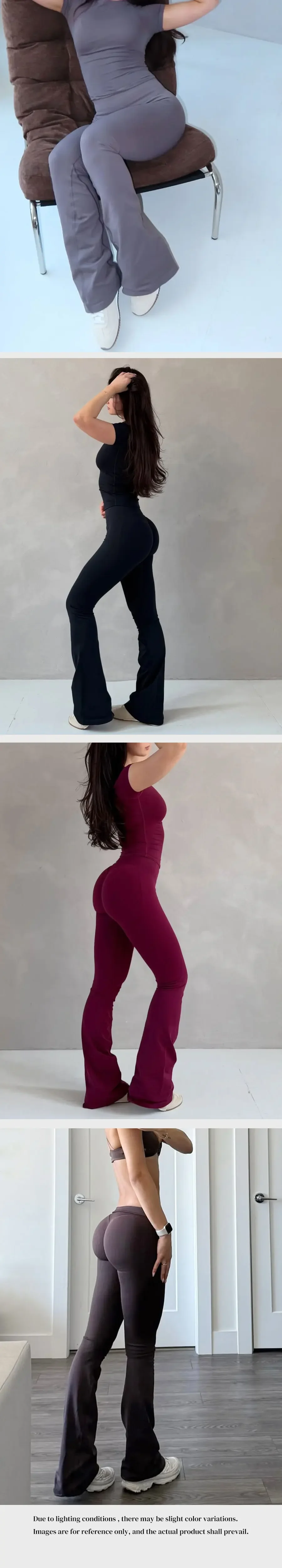 No Logo Impactive Flares Woman 2026 Summer High Waist Seamless Wide-leg Leggings Scrunch Fitness Leggins Gym Clothes