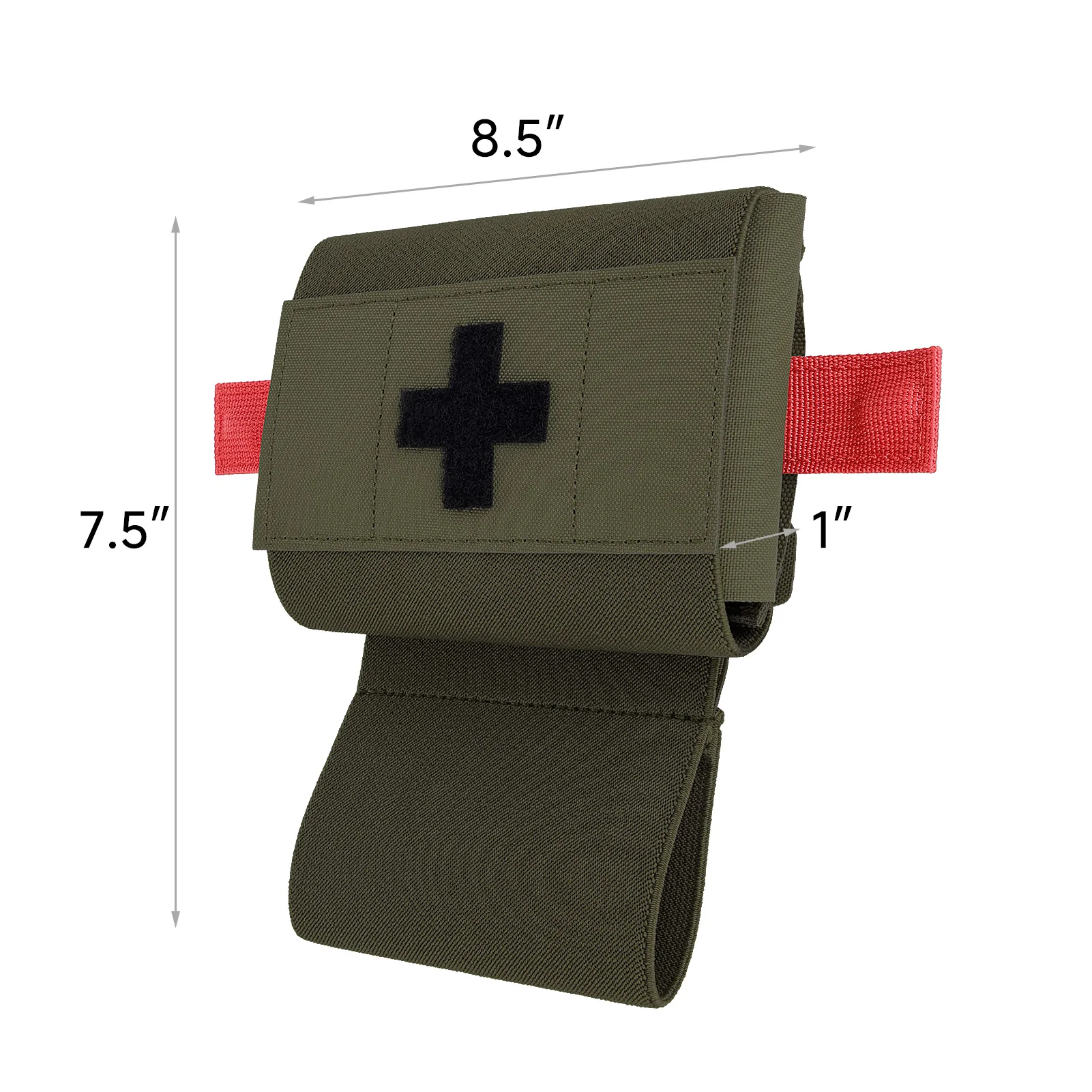 KRYDEX Tactical IFAK Micro Trauma Pouch MOLLE MED Medical First Aid Kit Insert Bag With Tourniquet Holder Survival Outdoor Gear