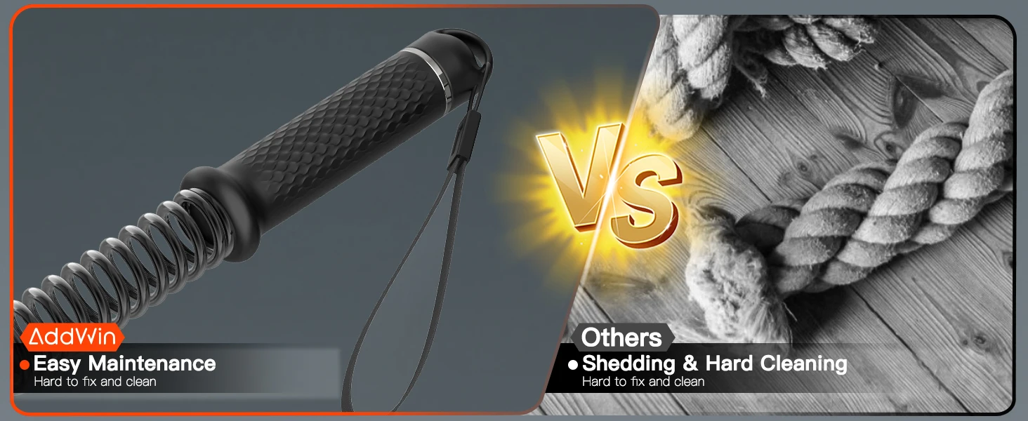 Ropeless Battle Ropes for Home Gym (2-Pack), Quiet & Space-Saving Cordless Battle Ropes for Full-Body Training, Strength, HIIT