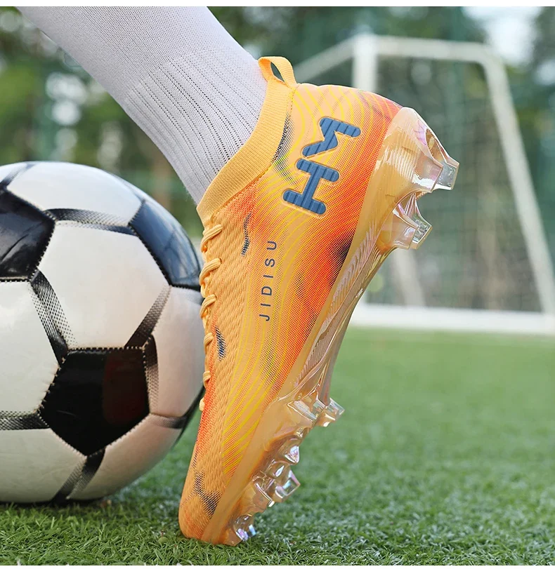 Men New Football Boots Field Original Resistant Casual Male High Quality Long Spike Soccer Shoes Professional Football Shoes