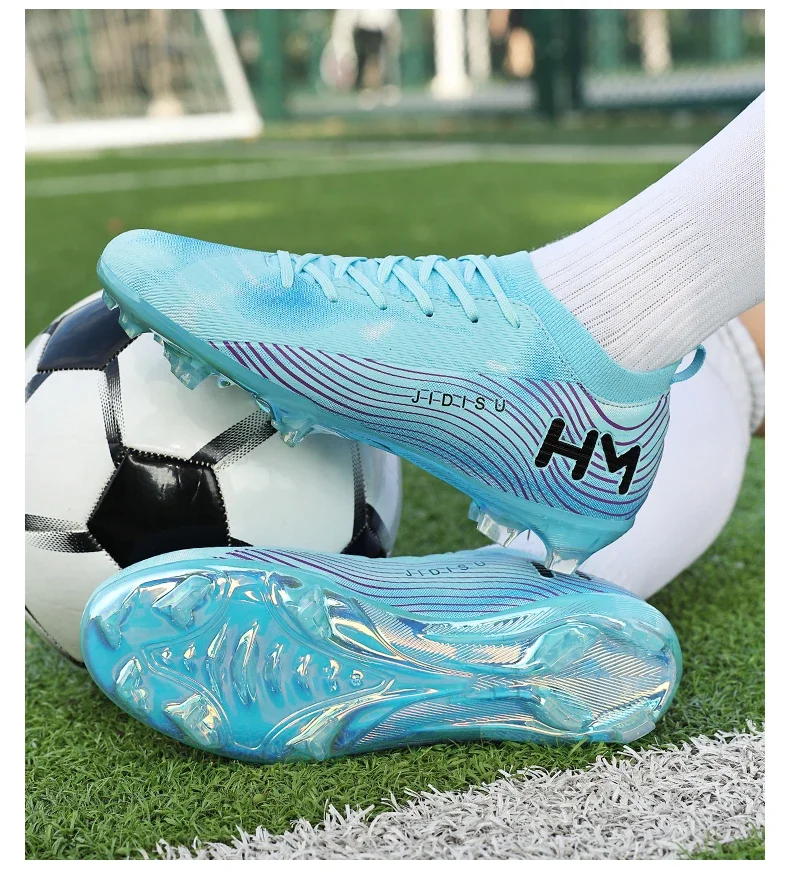 Men New Football Boots Field Original Resistant Casual Male High Quality Long Spike Soccer Shoes Professional Football Shoes