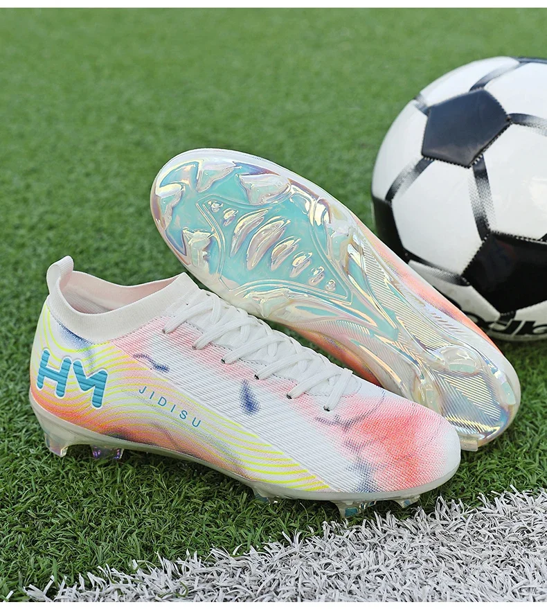Men New Football Boots Field Original Resistant Casual Male High Quality Long Spike Soccer Shoes Professional Football Shoes