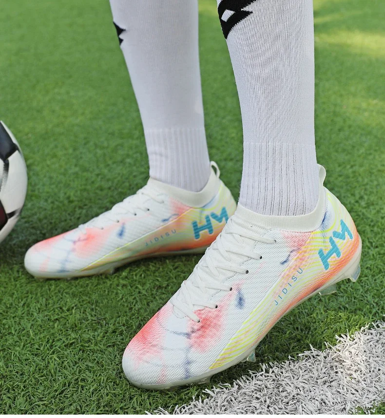Men New Football Boots Field Original Resistant Casual Male High Quality Long Spike Soccer Shoes Professional Football Shoes