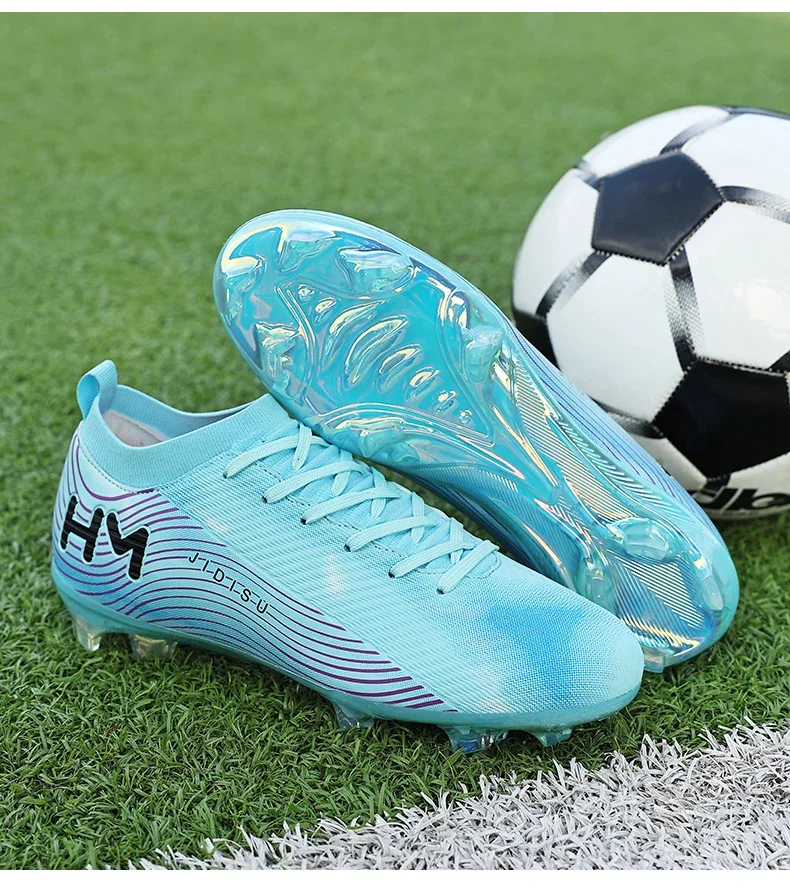 Men New Football Boots Field Original Resistant Casual Male High Quality Long Spike Soccer Shoes Professional Football Shoes