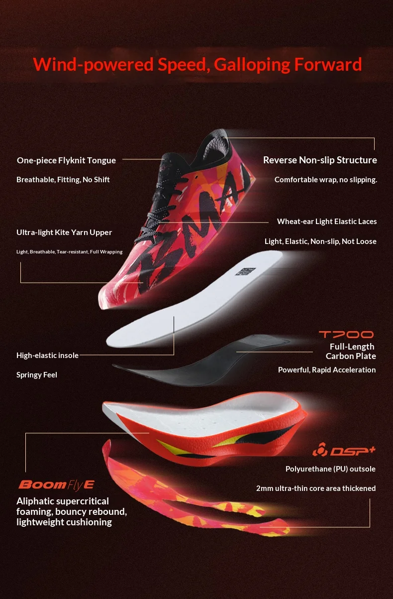 BMAI 21km Marathon Carbon Plate Running Shoes for Men Luxury Man Trainers Cushion Casual Sneakers Breathable Men's Sports Shoe