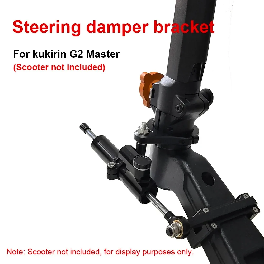 For Kukirin G2 Master Scooter Stabilizer Steering Damper Mounting Electric Scooter Aluminum Alloy Modification Bracket Kit
