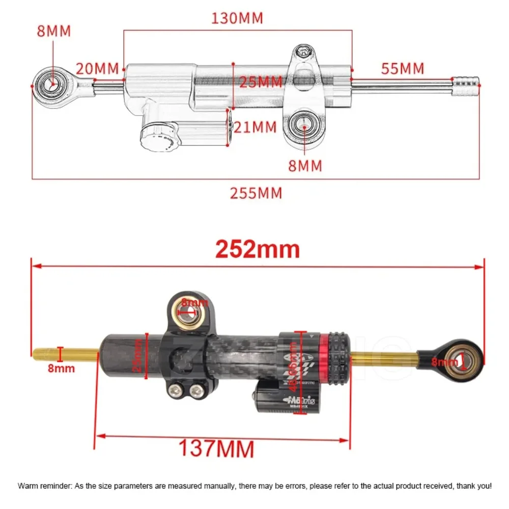 For Kukirin G2 Master Scooter Stabilizer Steering Damper Mounting Electric Scooter Aluminum Alloy Modification Bracket Kit