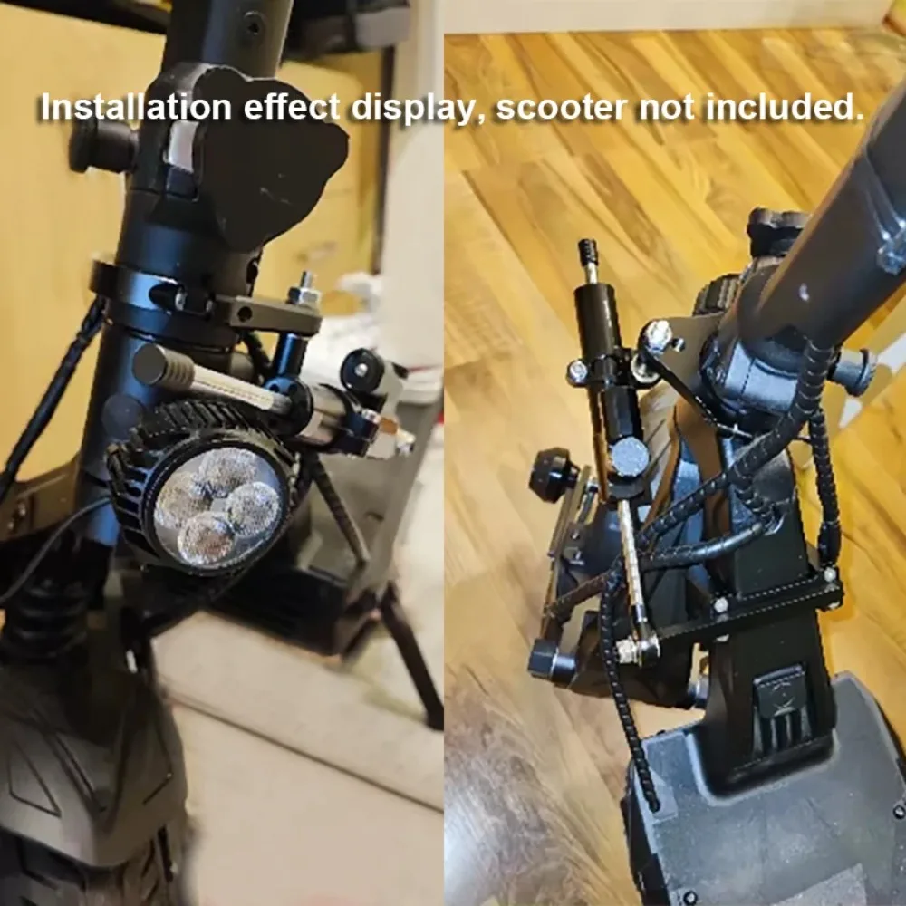 For Kukirin G2 Master Scooter Stabilizer Steering Damper Mounting Electric Scooter Aluminum Alloy Modification Bracket Kit
