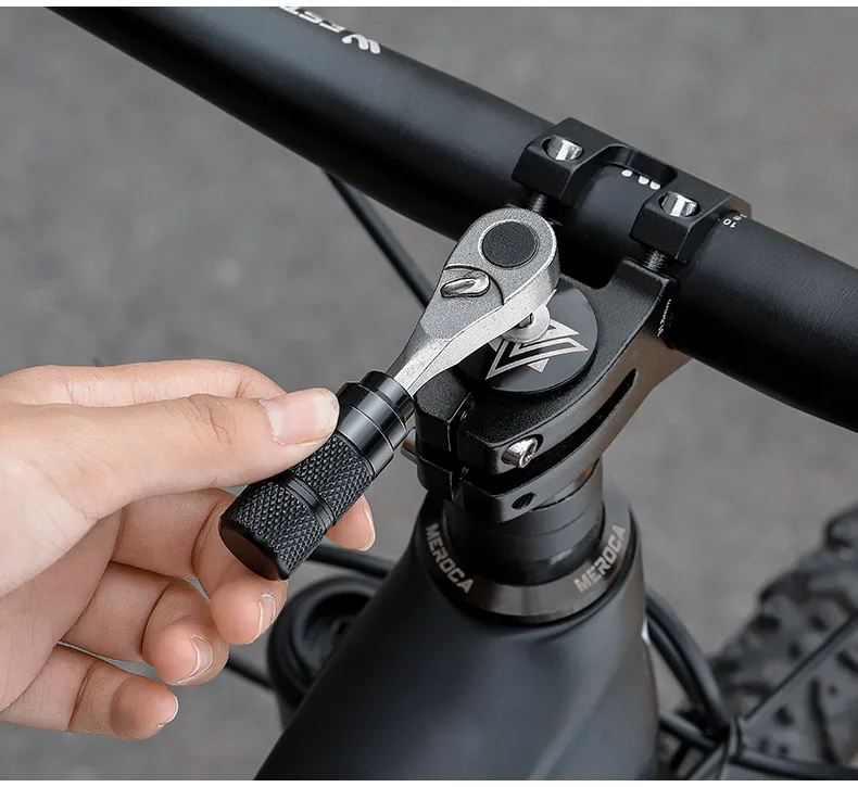 WEST BIKING Bike Reapair Tools Sets Professional Cycling Reapair Tools Ratchet Wrench Set Tire Lever Bike Pump Toolkit