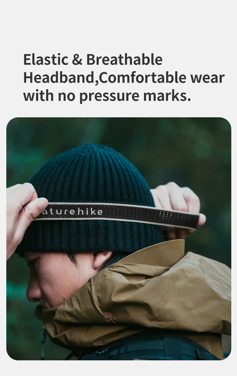 Naturehike Star Island Pro Headlamp Lightweight 72g Outdoor Camping Hiking Fishing Climbing Super Bright Waterproof Headlight