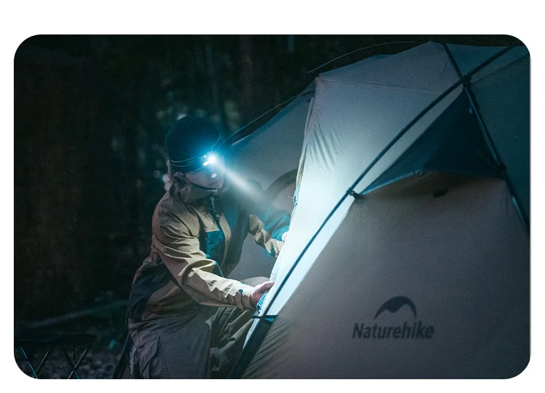 Naturehike Star Island Pro Headlamp Lightweight 72g Outdoor Camping Hiking Fishing Climbing Super Bright Waterproof Headlight
