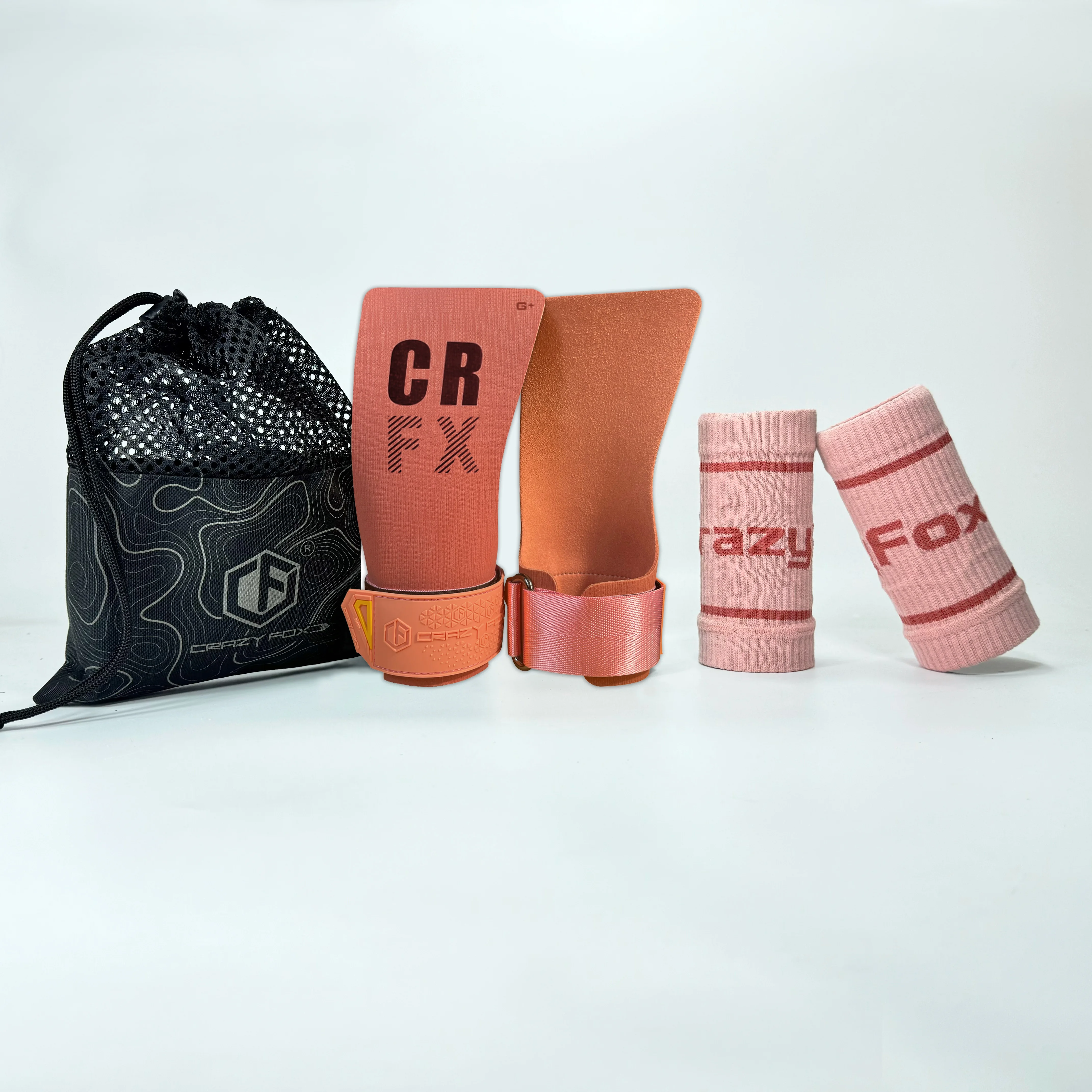 Grips Crazy Fox Heron All Terrain Magnesium-Free Athletes Fitness Calleras for Weight Lifting Gymnastics Hand Grips Set