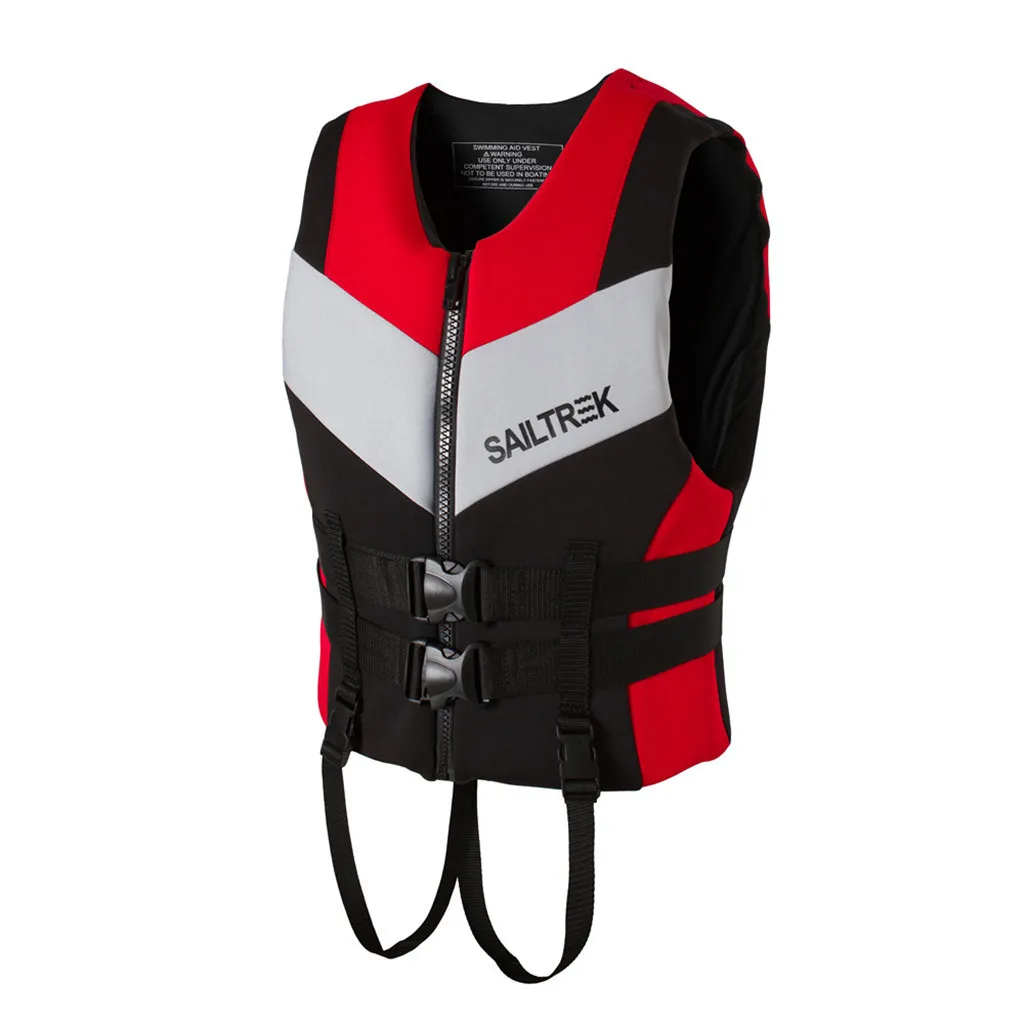 Life Jacket Adult Super Buoyancy Neoprene Life Vest Surf Raft Kayak Fishing Jet Ski Water Sport Swimming Rescue Life Jacket