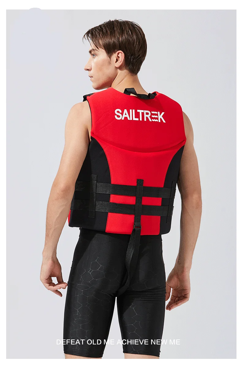 Life Jacket Adult Super Buoyancy Neoprene Life Vest Surf Raft Kayak Fishing Jet Ski Water Sport Swimming Rescue Life Jacket
