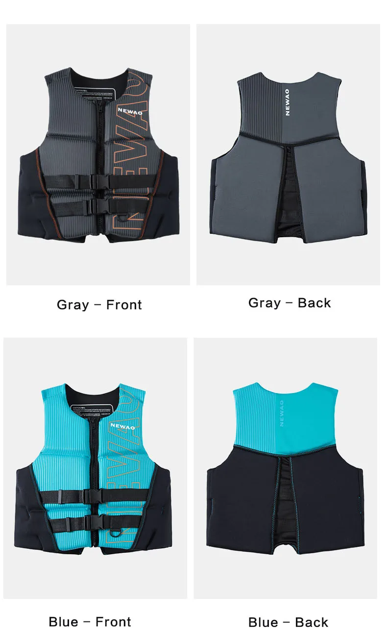 Life Jacket Adult Super Buoyancy Neoprene Life Vest Surf Raft Kayak Fishing Jet Ski Water Sport Swimming Rescue Life Jacket