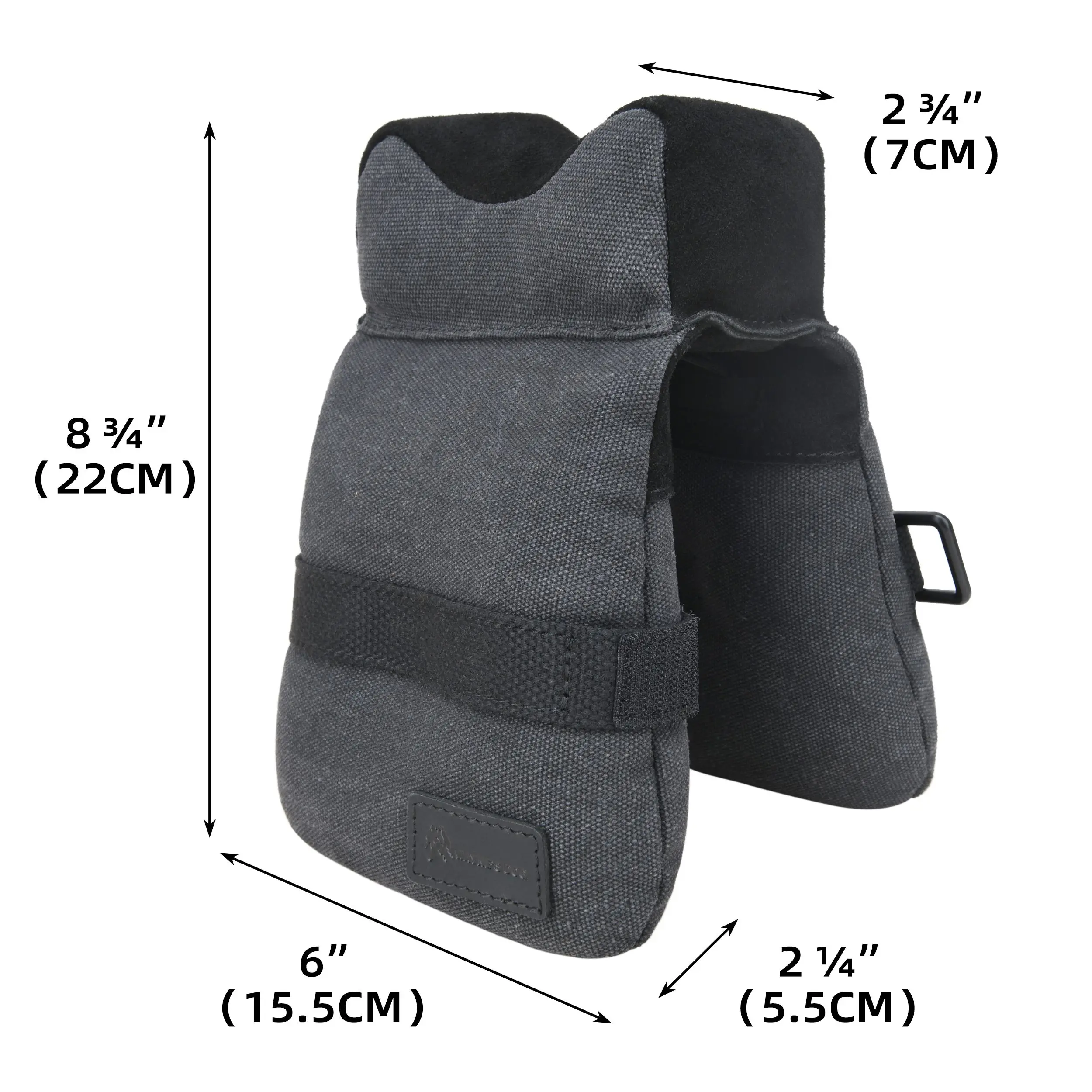 Unfilled Blind Bag Shooting Gun Rest Sandbag for Outdoor, Range, Shooting and Hunting