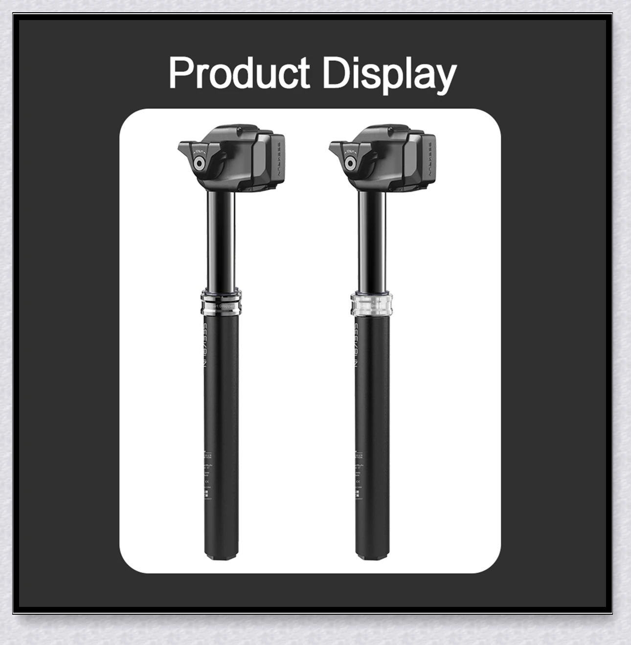SEEKRUN S7 MTB Wireless Seatpost 30.9 31.6mm Electric Control Mountain Bicycle Seat Post 120 150 175mm Travel Dropper Seatpost