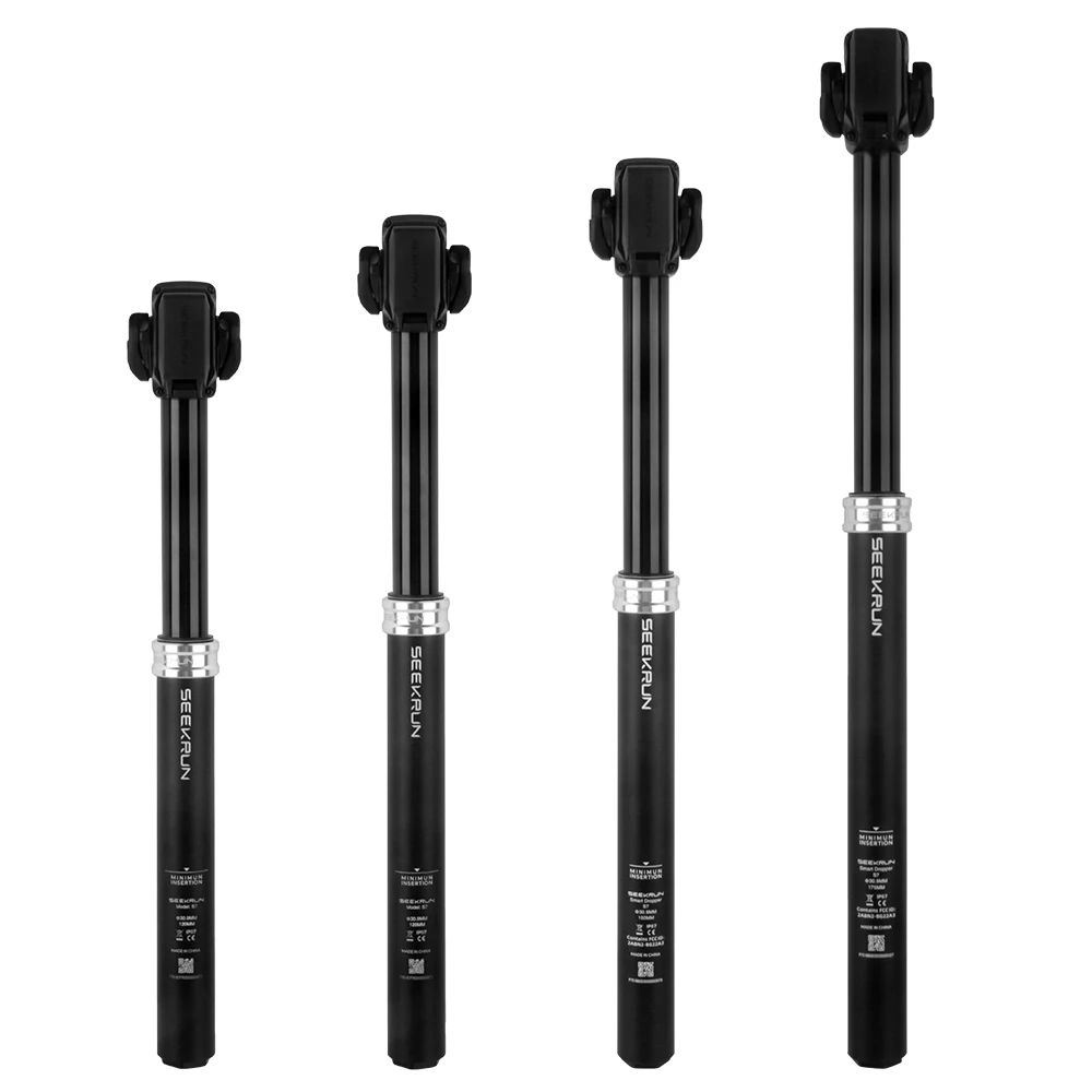 SEEKRUN S7 MTB Wireless Seatpost 30.9 31.6mm Electric Control Mountain Bicycle Seat Post 120 150 175mm Travel Dropper Seatpost