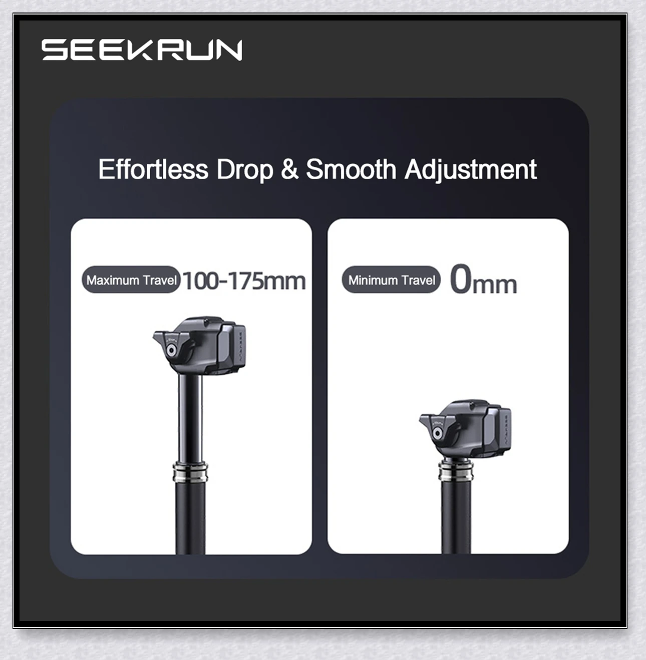 SEEKRUN S7 MTB Wireless Seatpost 30.9 31.6mm Electric Control Mountain Bicycle Seat Post 120 150 175mm Travel Dropper Seatpost