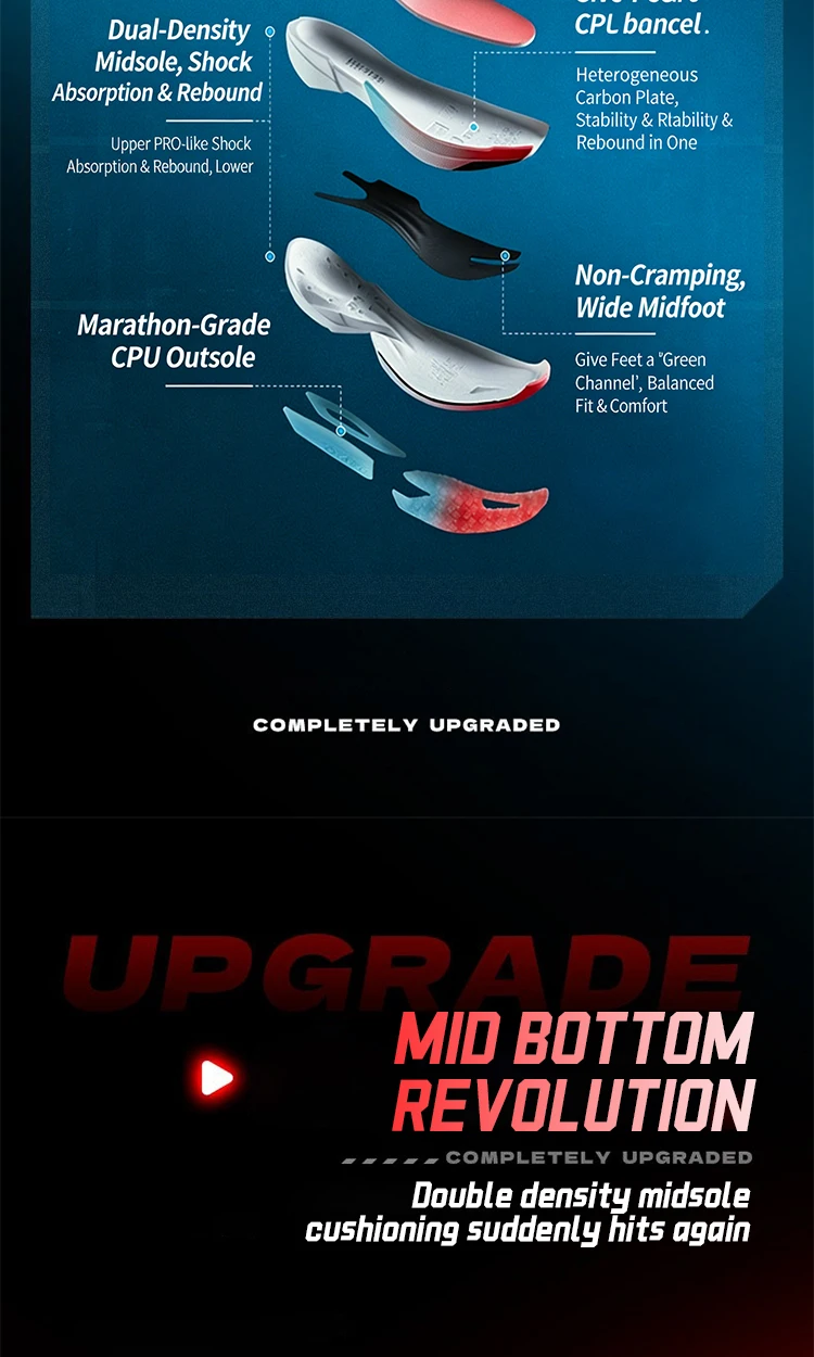 QIAODAN WIND 4PRO Carbon Plate Marathon Shoes Men Professional Racing Sneakers 2026 Breathable Running Sports Shoes QDB023262291