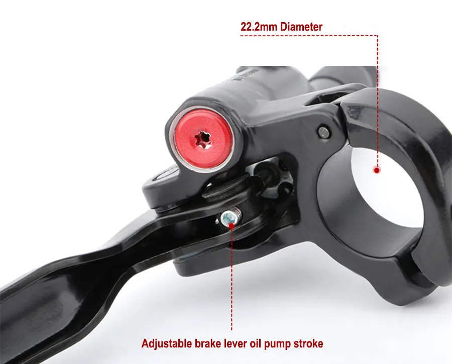 Oil Pressure Brake Lever Caliper Front Rear Alloy Mountain Bike Parts 4 Piston MTB Bicycle Hydraulic Disc Brake Set