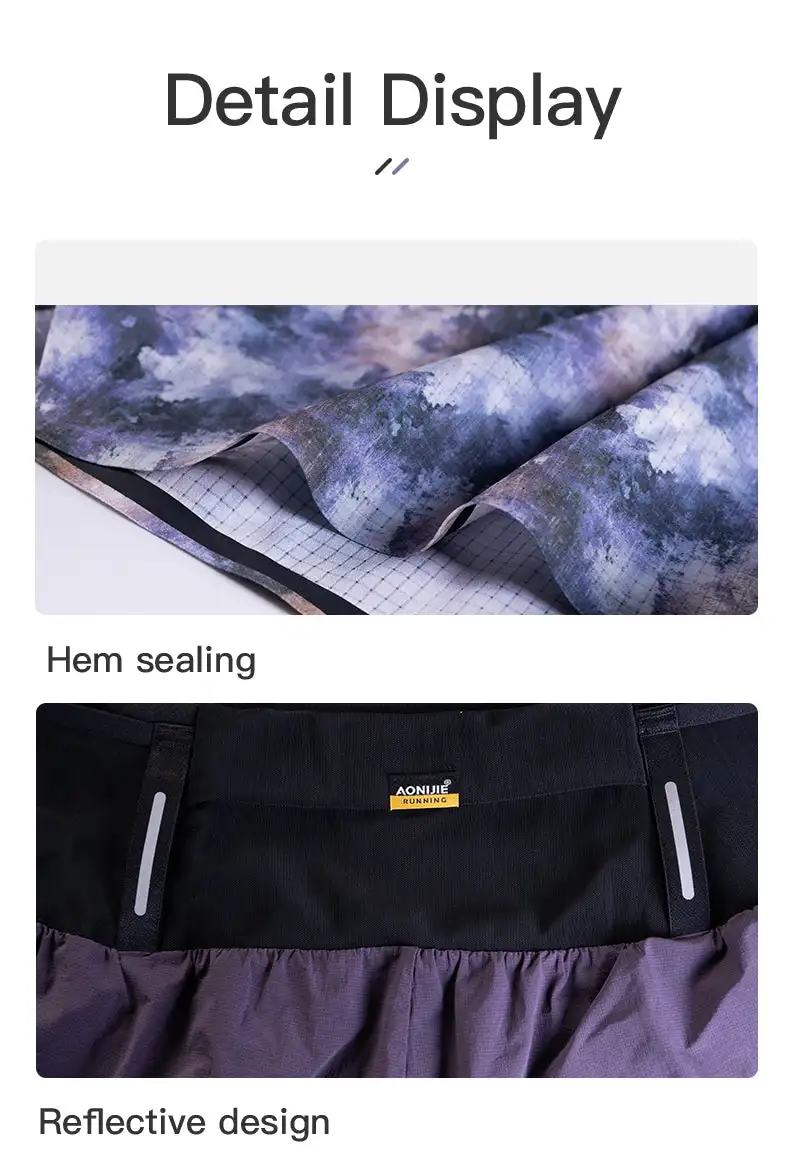 AONIJIE FW6257 Women's Shorts Trail Running Waist Bag Pants Breathable Lightweight Extended Liner for Outdoor Hiking Fitness