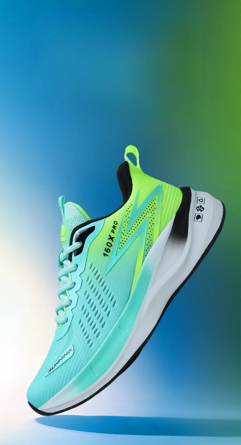 Brand Men's Carbon Plate Running Shoes Soft Cushion Shock Absorbing Sports Shoes Unisex Sneakers Light Anti-Slip Training Shoes