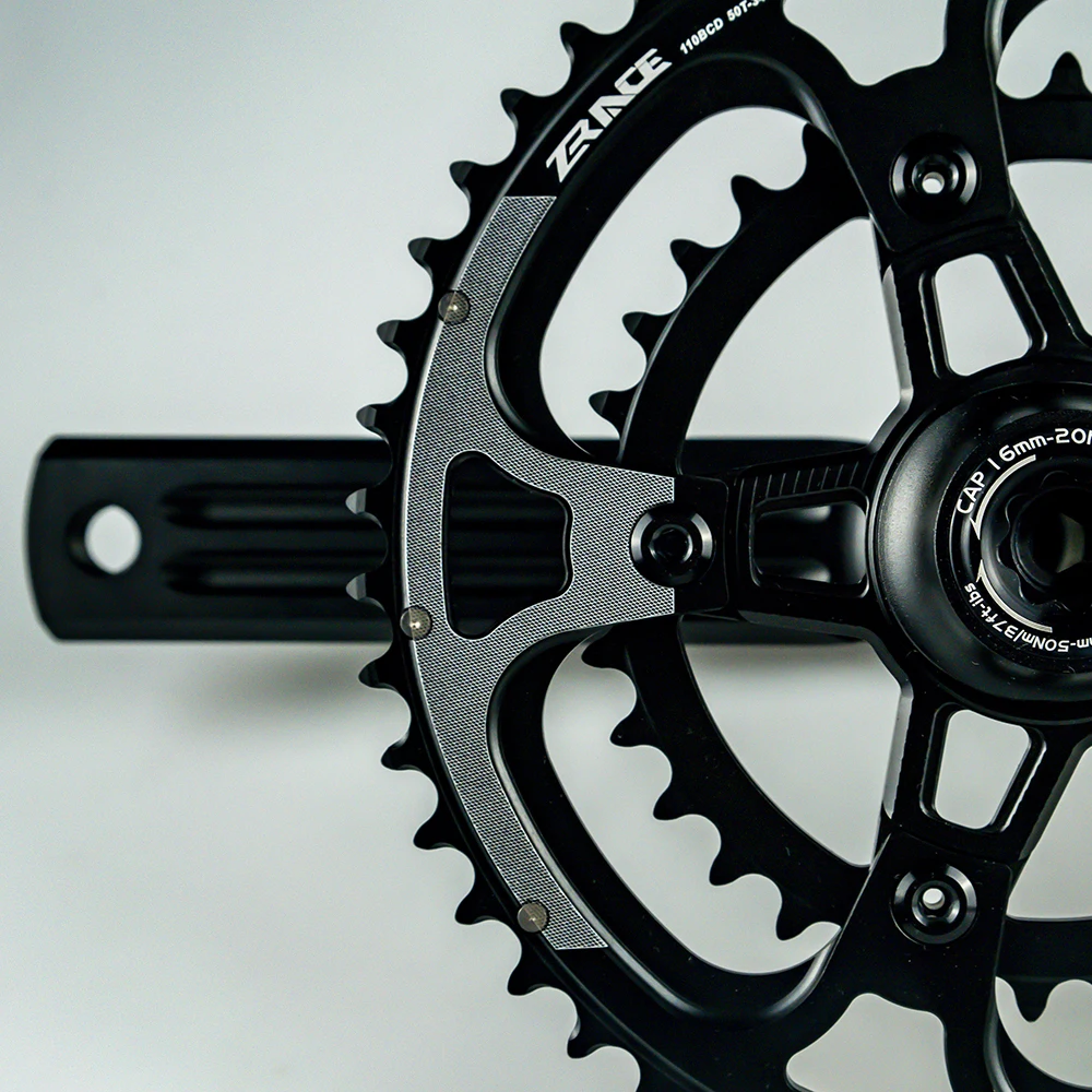 ZRACE RX Road Crankset Features High-Strength Hollow Aluminum Alloy Crank. Compatible with 2x10/2x11/2x12-Speed Drivetrains. Ava