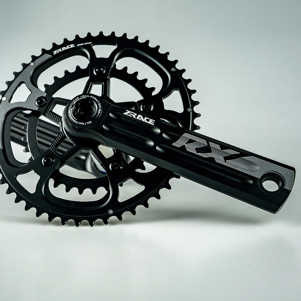 ZRACE RX Road Crankset Features High-Strength Hollow Aluminum Alloy Crank. Compatible with 2x10/2x11/2x12-Speed Drivetrains. Ava