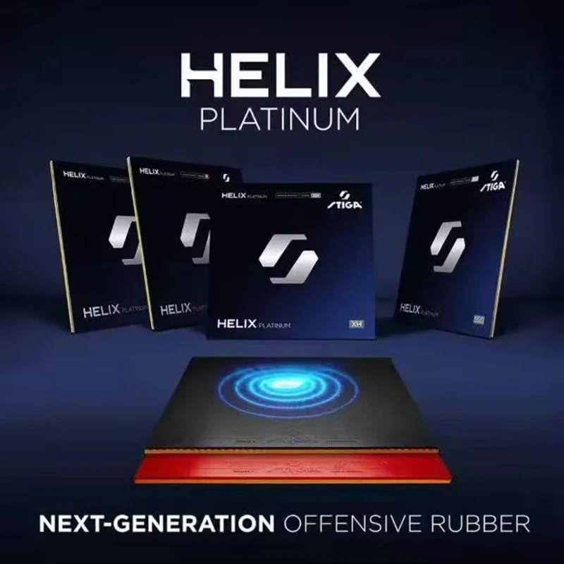 STIGA HELIX Platinum Table Tennis Rubber High Tensor Ping Pong Rubber Made In German Original Stiga Ping Pong Rubber