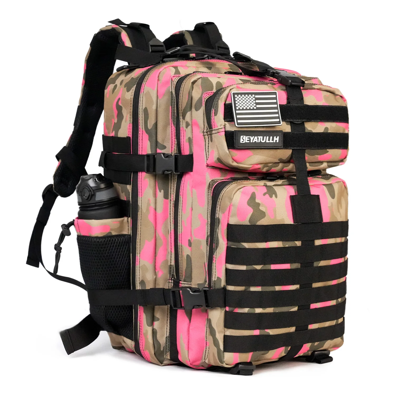 45L Tactical Backpack 3P Bag 3 Days Assault Outdoor Backpack Waterproof Climbing Rucksack Camping Hiking Hunting Mochila Bag