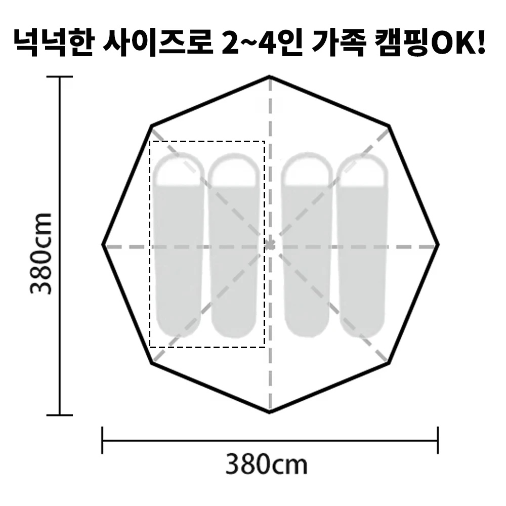 4 Season Hot Tent with Stove Jack Winter Teepee Tent Waterproof Camping Tipi Tent for 2 3 4 Person Outdoor Bushcraft Hiking