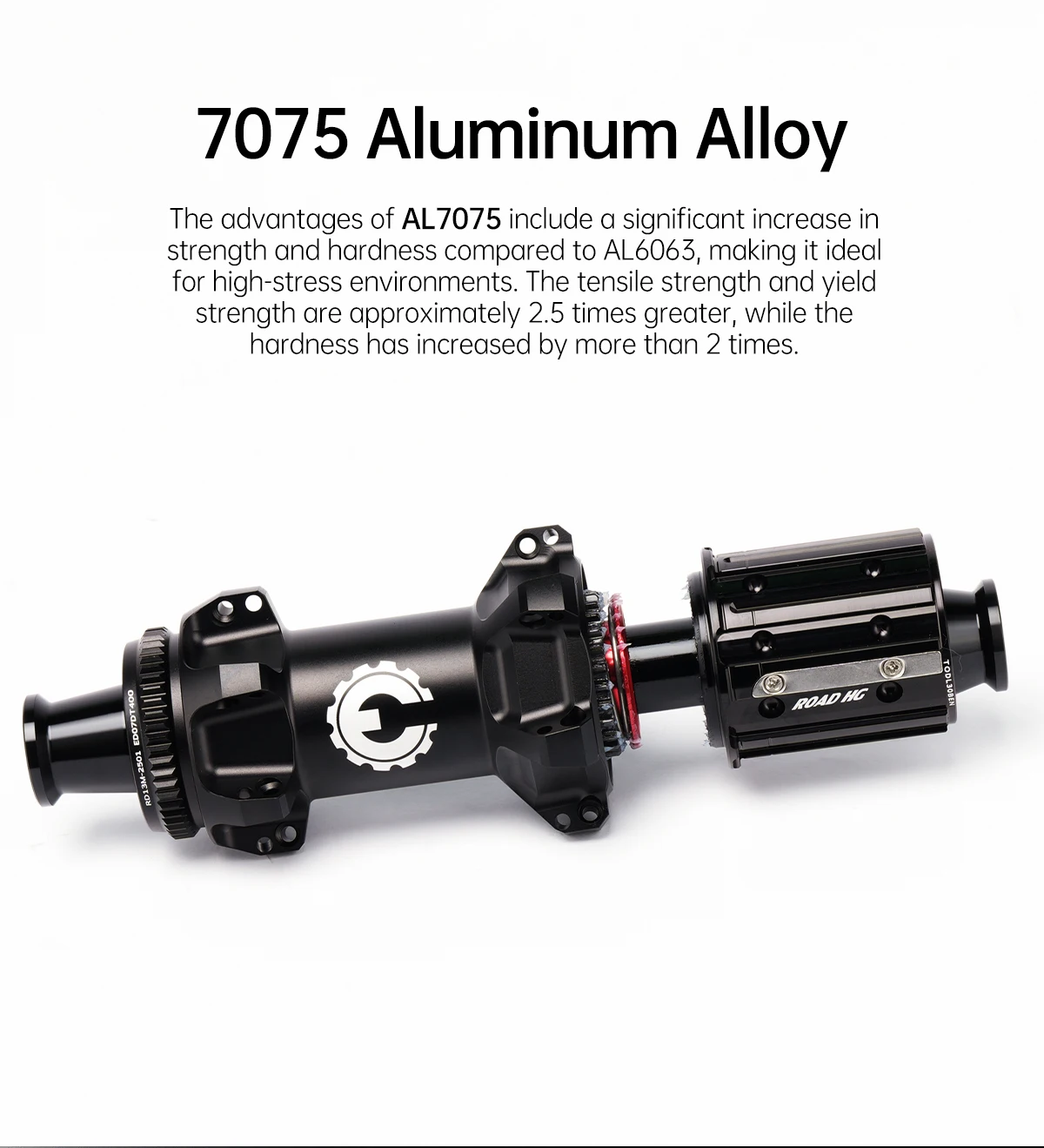 Bicycle Hub 36T Ratchet Ceramic/Steel Bearing Center Thru - HG/XDR/CP/N3W/MSR