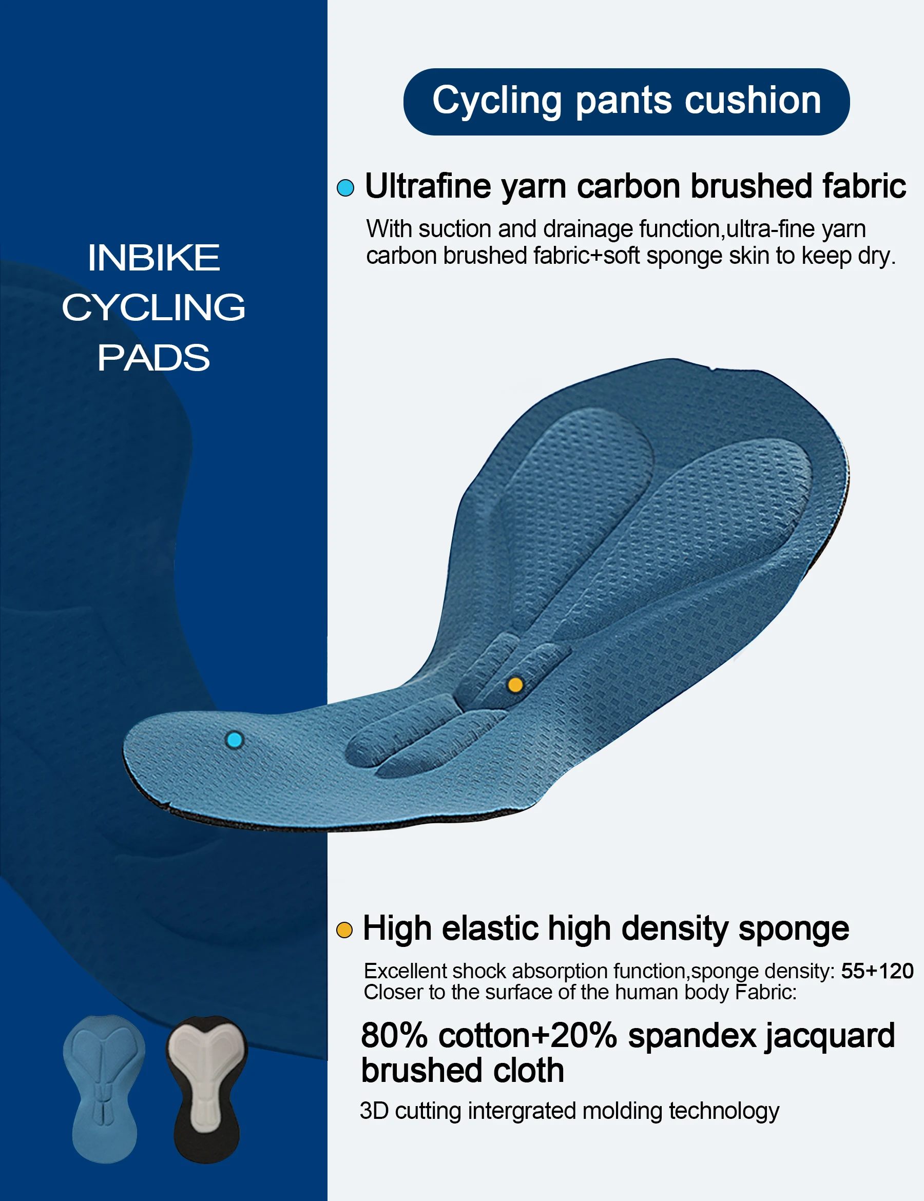 INBIKE Men's Cycling Set Long Sleeve Jersey Bib Pants Quick-Dry Road Bike Suit with Pockets Spring Autumn Cycling Clothing Man