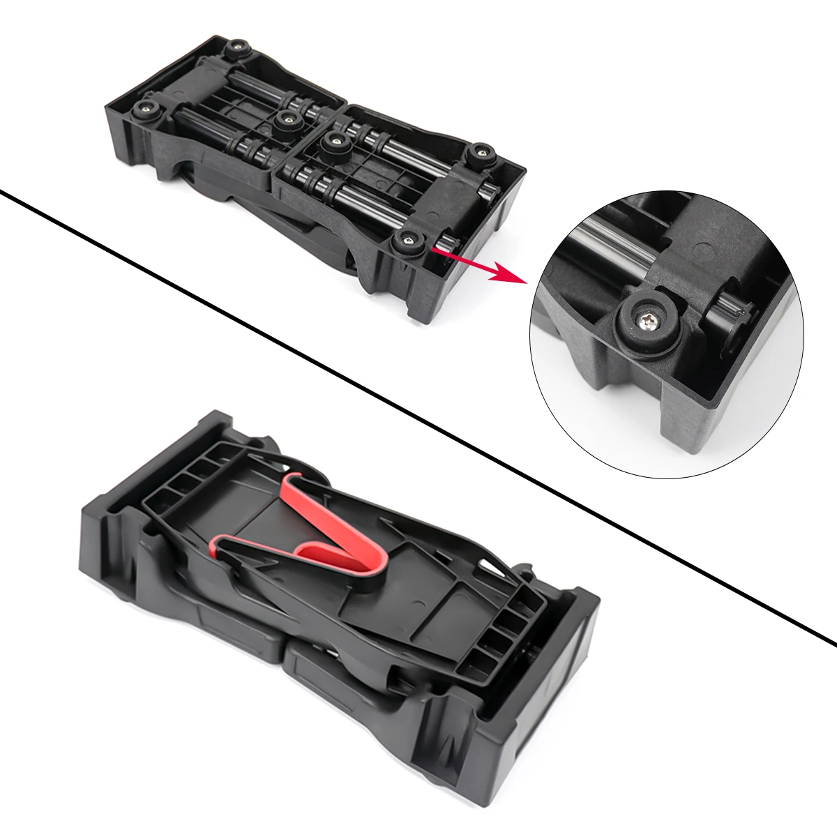 Tactical H-Shaped Rifle Rest Airsoft Display Compact Range Storage Gun Rack Holder Bench Rest for Maintenance And Clean