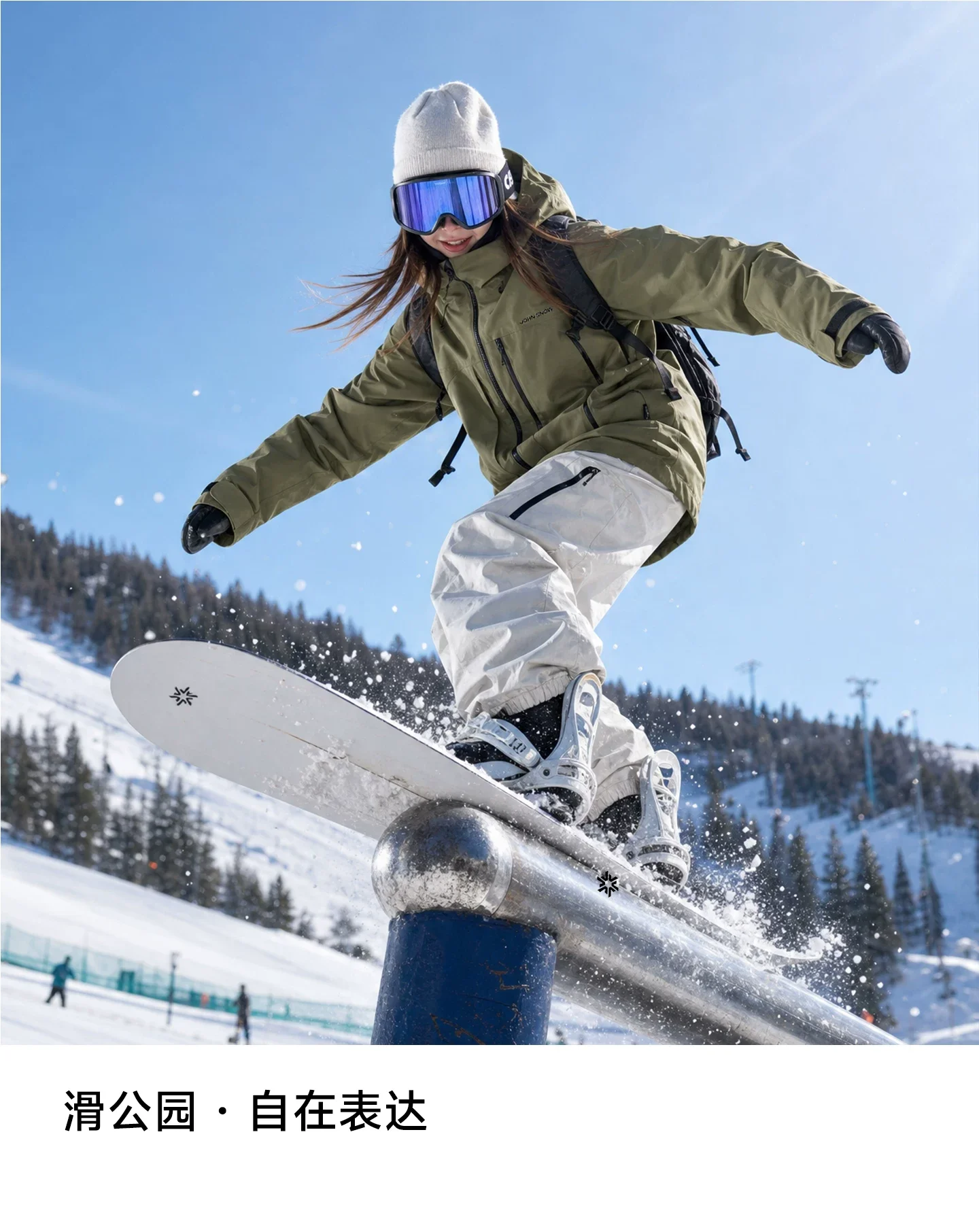 John Snow 2026 Unisex American Style Snowboard Jacket Professional Waterproof Windproof Thermal Winter Ski Coat for Men & Women