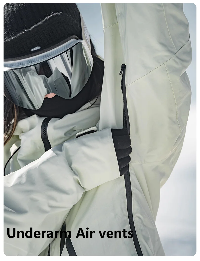 John Snow 2026 Unisex American Style Snowboard Jacket Professional Waterproof Windproof Thermal Winter Ski Coat for Men & Women