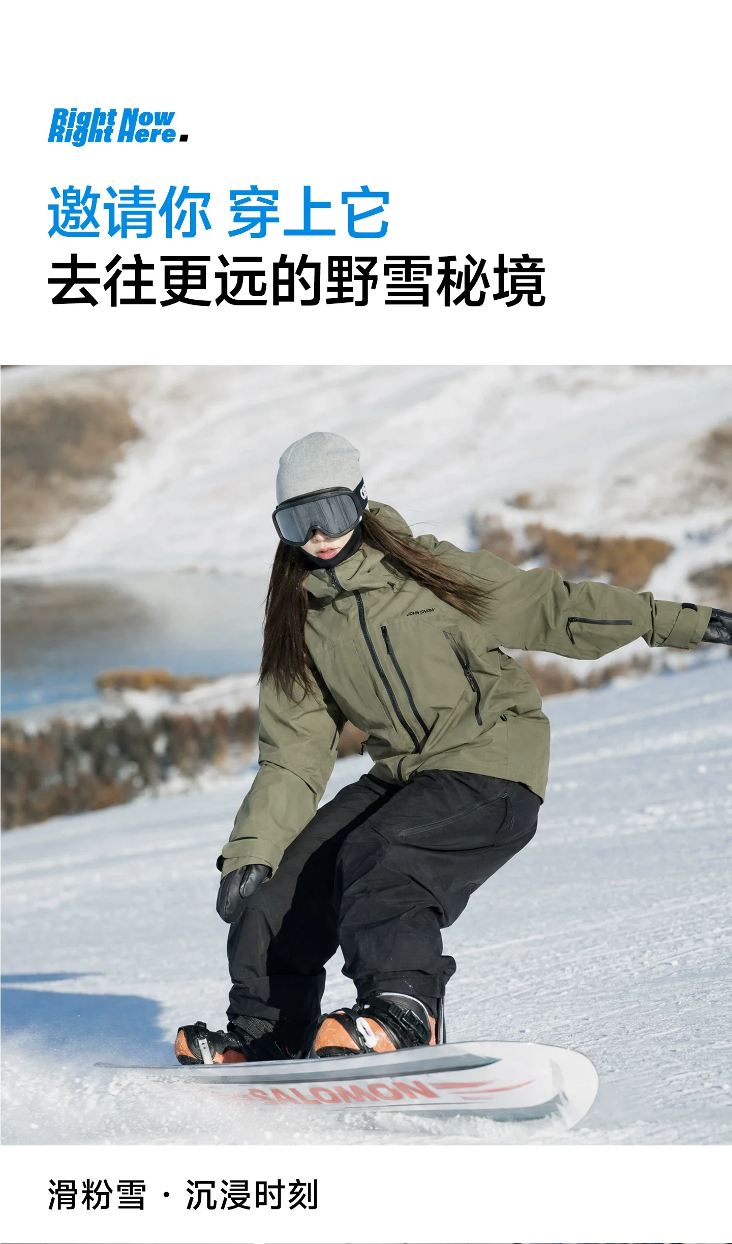 John Snow 2026 Unisex American Style Snowboard Jacket Professional Waterproof Windproof Thermal Winter Ski Coat for Men & Women