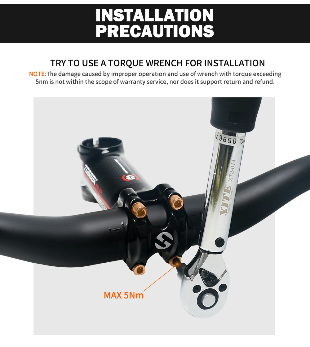 TOSEEK Mtb Carbon Handlebar Bicycle Handlebar 31.8*580-720/740/760mm Matt Black Handlebars For Mountain Bike Accessories