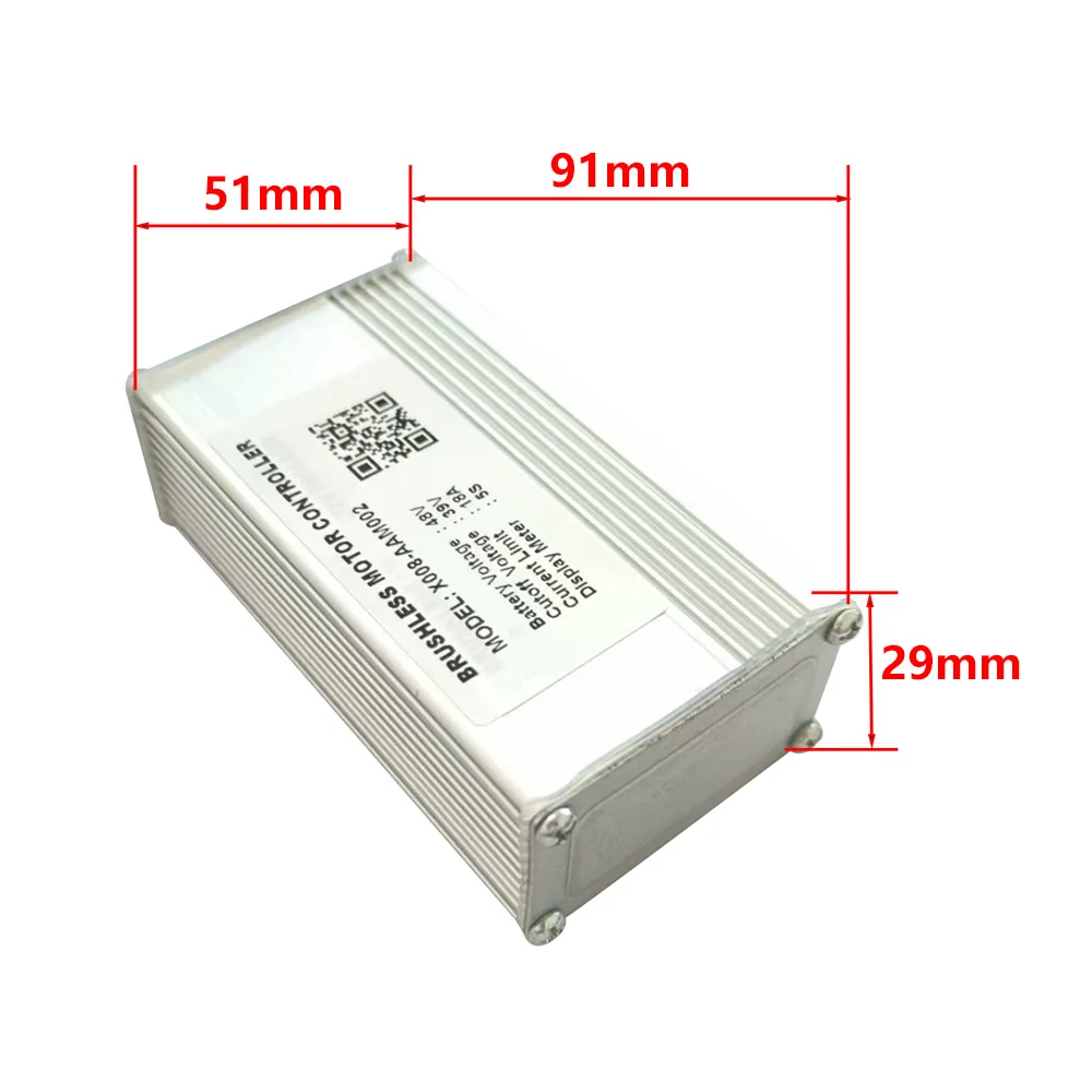 X008-AAM002 48V E-bike Brushless Motor Controller 18A for 5S Protocol Display Electric Scooters MTB Fat Bikes Accessories