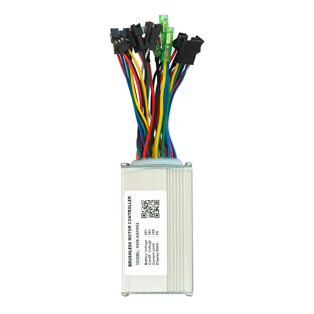 X008-AAM002 48V E-bike Brushless Motor Controller 18A for 5S Protocol Display Electric Scooters MTB Fat Bikes Accessories